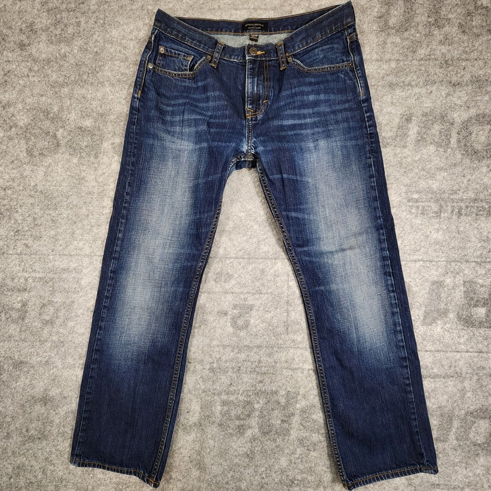 banana republic Jeans men's 33x30 Blue vintage straight